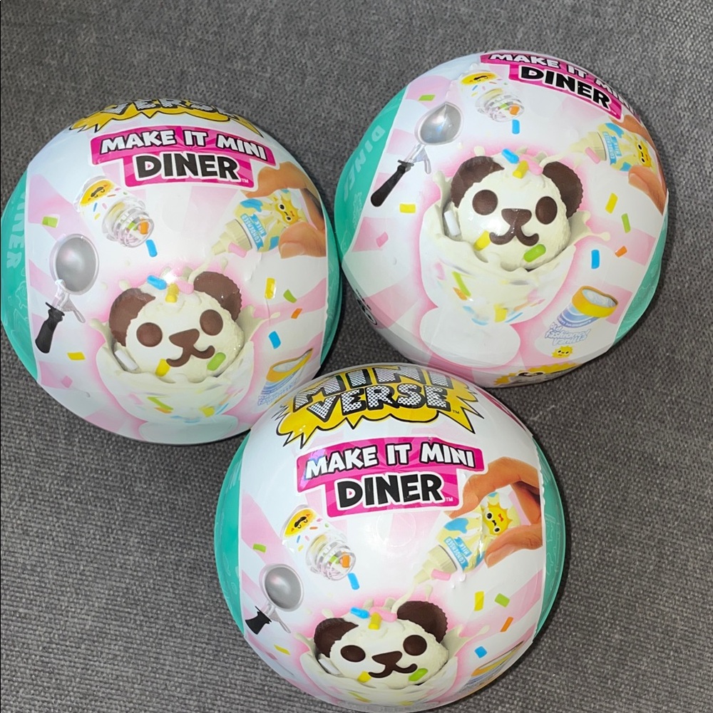 Make It Mini Diner Party Supplies version 4    3 for 20$